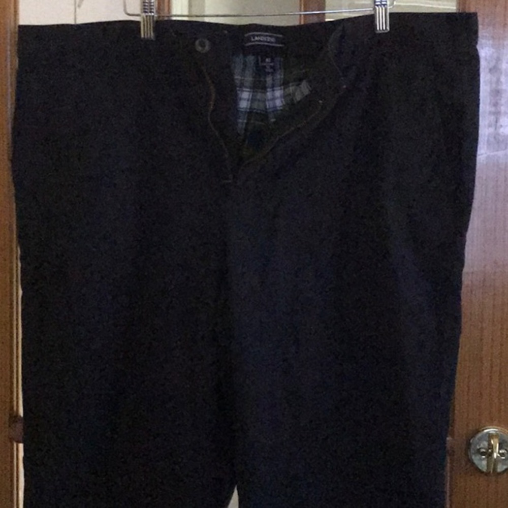 Lands’ End flannel lined chinos